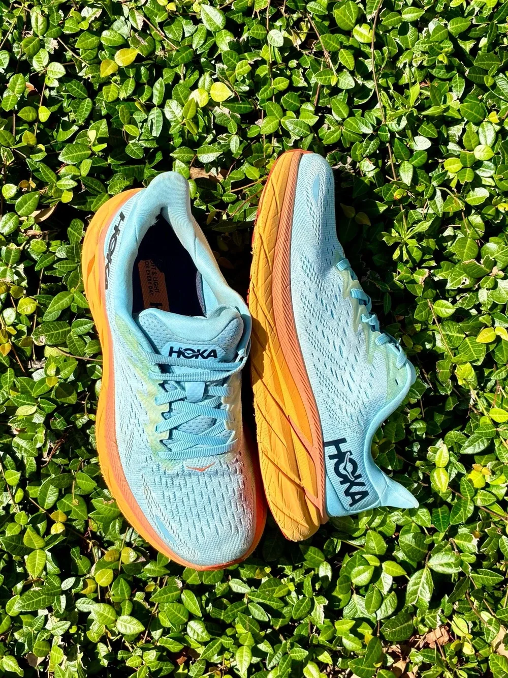 HOKA One One Clifton 8 Summer Song Ice Flow Sneakers Size 8
